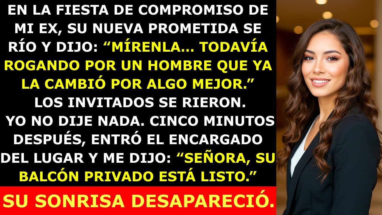 La Prometida de Mi Ex Se Burló de Mí en Su Fiesta de Compromiso — Hasta Que Llegó el Encargado