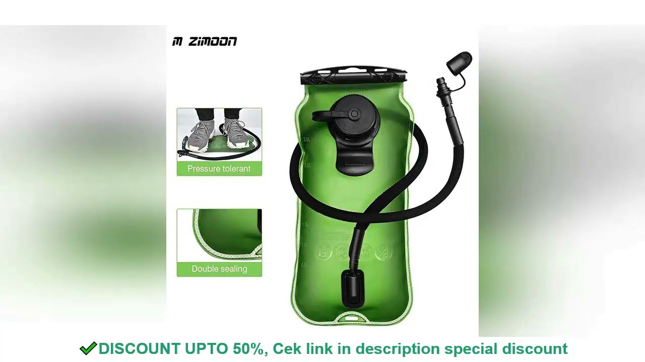 Water Bladder 3L Hydration Bladder Military Water Reservoir Storage Bag For Outdoor Cycling Camping