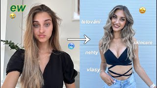 HOT girl summer GLOW UP - první tetování, vlasy, nehty...