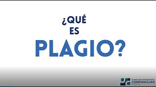 ¿Qué es plagio?