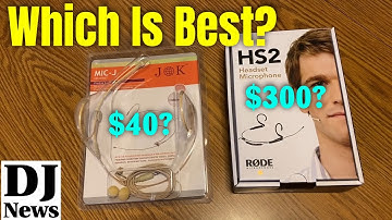 Headset Audio Demonstration JK Mic J vs Rode HS2 Headset Microphones for Rode or Sennheiser Packs