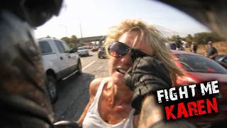 When Bikers Fight Back Crazy Karens | Insane Motorcycle Moments