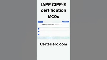 CIPP-E Practice MCQs 2025 – IAPP Europe Privacy Professional Exam Practice Question with Explanation