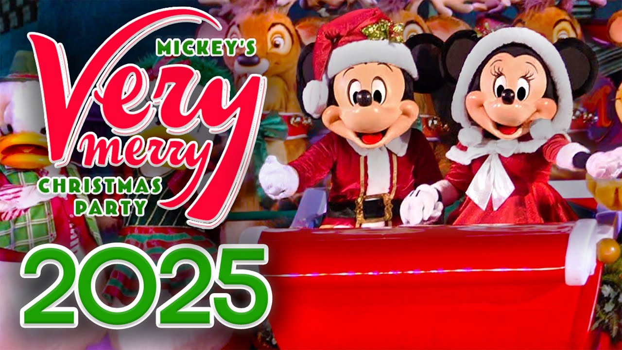 Mickey's Very Merry Christmas Party 2025 at Walt Disney World - Parade, Shows & Fireworks [4K]