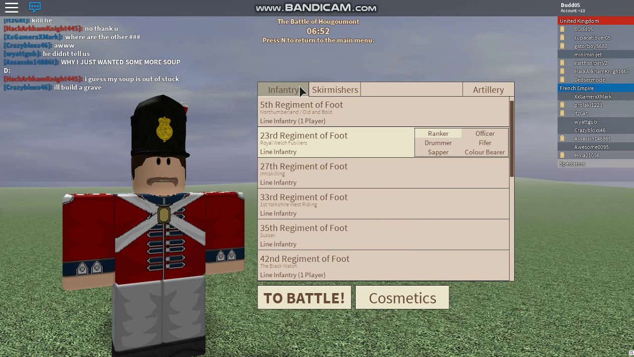Blood And Iron Youtube - royal foot artillery officer roblox