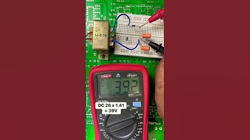 Simple Voltage Doubler #electronics #diyelectronics #circuit