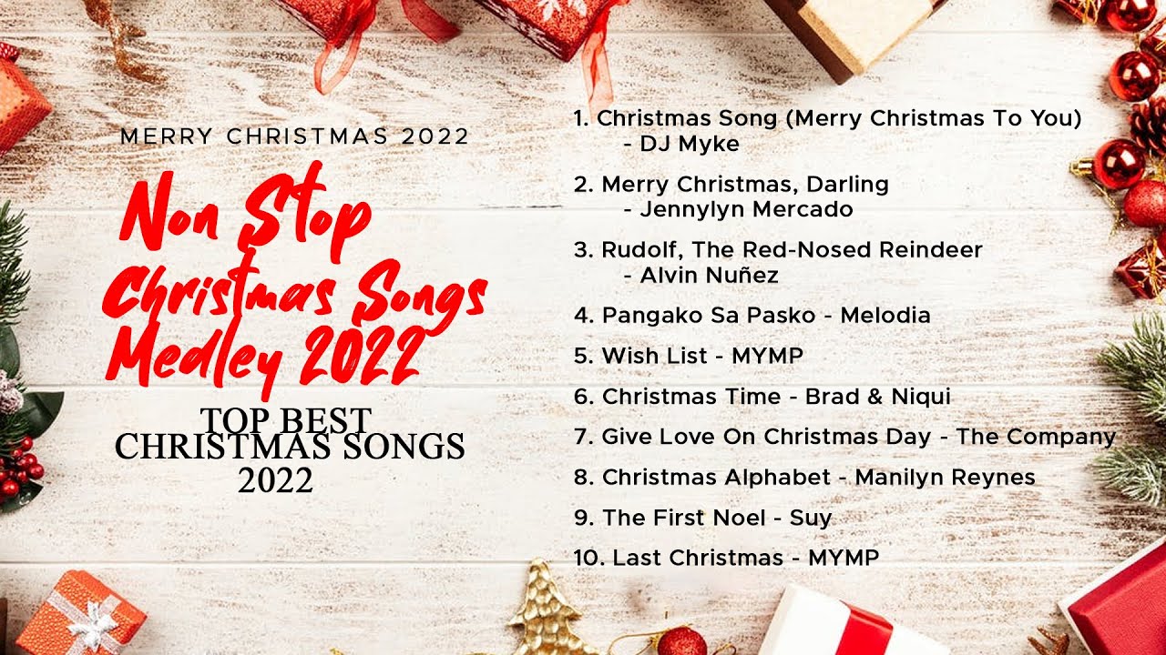 Merry Christmas 2022  Non Stop Christmas Songs Medley 2022 ...