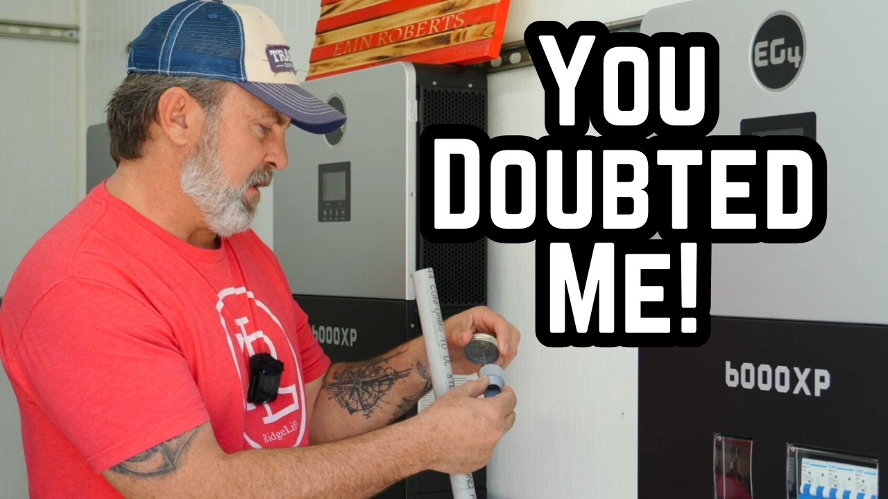 You REALLY Doubted Me? | Following Through On My Promise | OFF Grid Solar Build