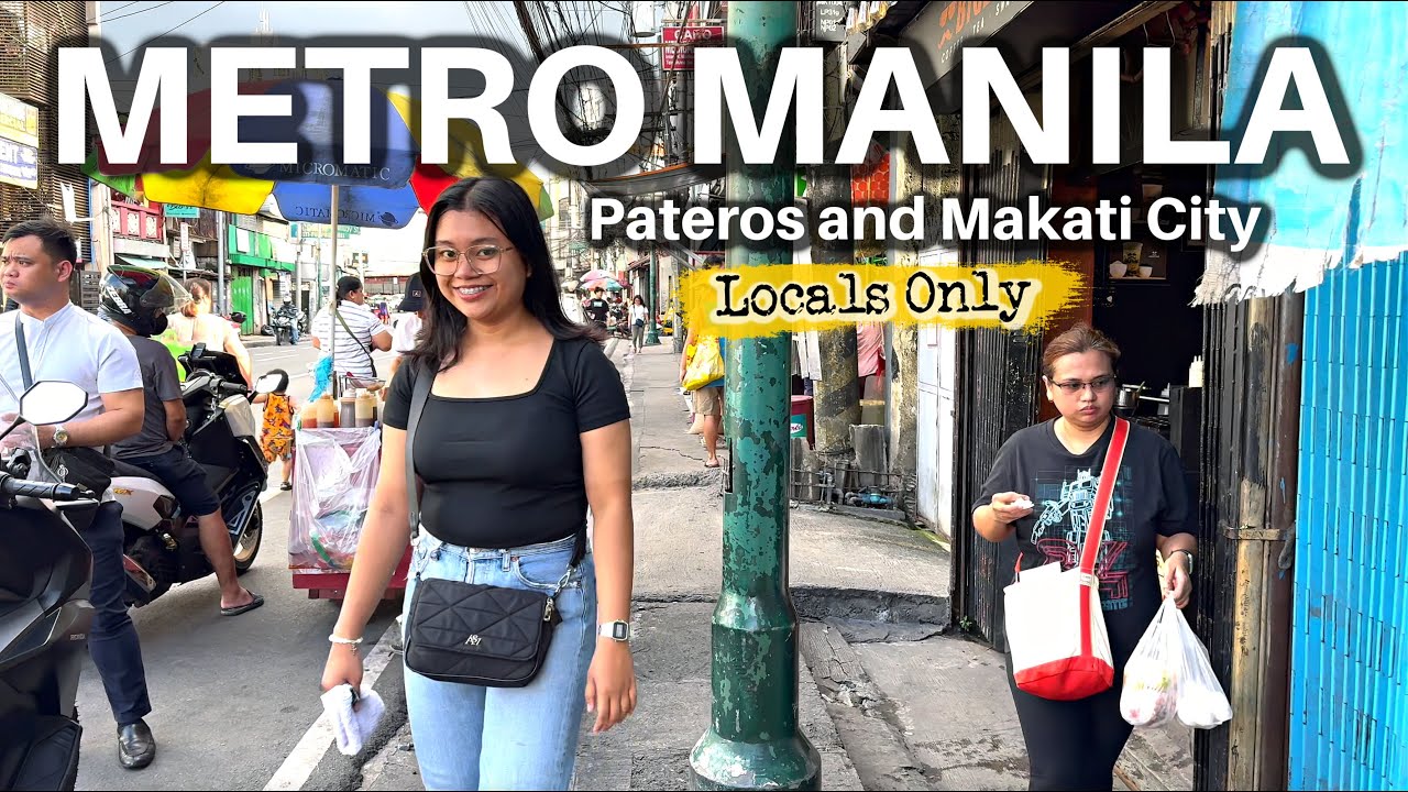 Wandering Pateros and the Locals Makati City in Metro Manila Philippines [4K HDR]