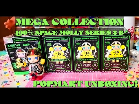 POPMART】MEGA コレクション 100％ SPACE MOLLY シリーズ 2-B