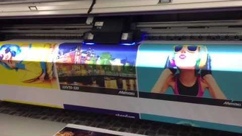 Mimaki UV textile printing for light box