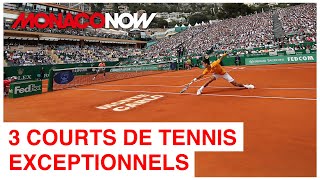 3 COURTS DE TENNIS EXCEPTIONNELS