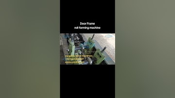 door frame roll forming machine #rollformingmachine #noblemachinery  #doorframe #nobleforming