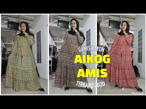Inilah Gamis Rayon Model Terbaru Yang Lagi Ngetrend Banget Di Tahun 2020 Produksi 2000 Per Minggu Youtube