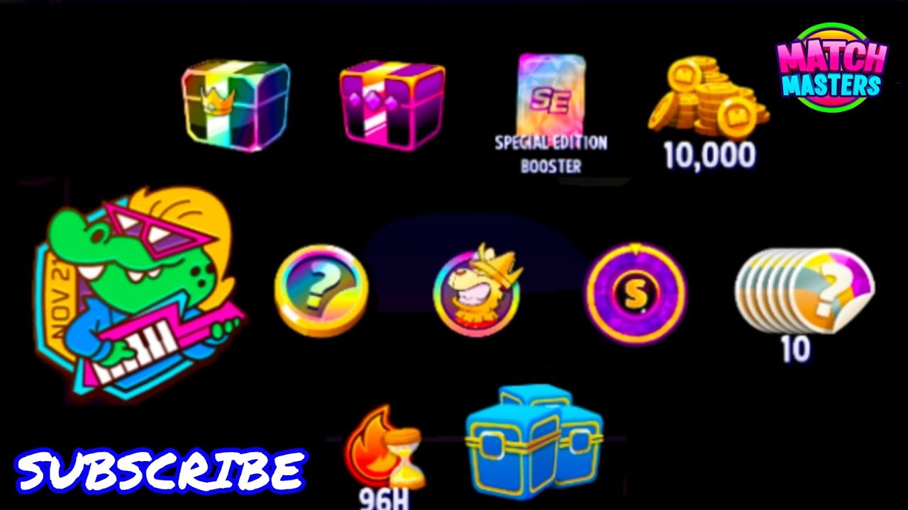 match master season rewards ! match master rewards match master new