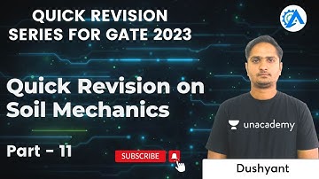 Quick Revision On Soil Mechanics |  GATE 2023 | Dushyant #gate2023 #civil #gate