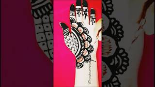 very easy front hand menhedi #henna #mehendiartists #shorts #youtubeshorts