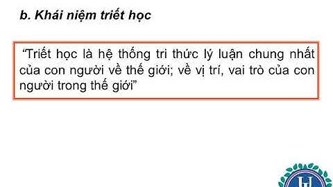 Triết học - Chương 1 - Phần I - Trường ĐH Luật Tp.HCM