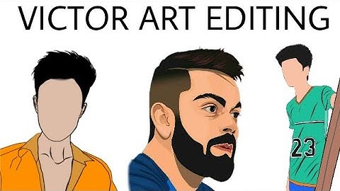 Vector Artwork Cartoon Image Editing Tutorial For Android Mobile |SR PHOTO EDITING