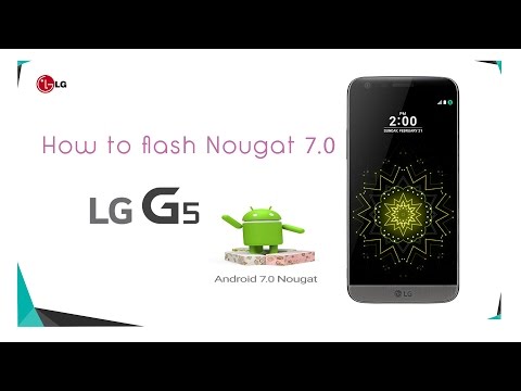 Android Nougat update 7.0 on LG G5