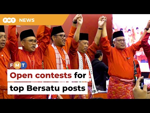 Open up contest for top Bersatu posts to strengthen party, say analysts