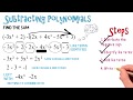 Master Subtracting Polynomials with Engaging Algebra Animations 📚