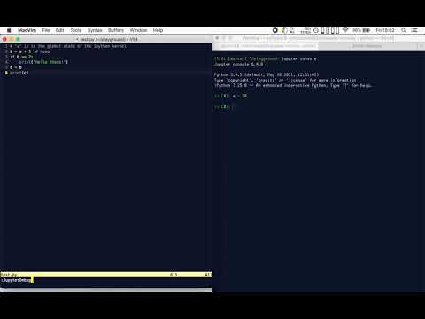 Messing around with Jupyter + Vimspector