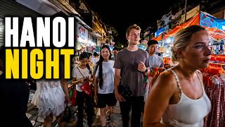 Vietnam POV Walk 4K | Hanoi Old Quarter Night Market Crowds, Shops & Nightlife Walking Tour Scene