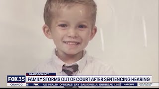 Family storms out of court after sentencing hearing