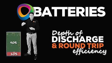 Understanding the impact of Depth of Discharge & Round Trip Efficiency in Solar Batteries!