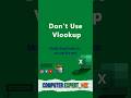 Don't Use Vlookup in Excel ‼️Instead Use Amazing Function #exceltips #exceltricks #shorts #excel