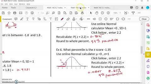 OpenStax Statistics Ch 6.1 Standard Normal # 2