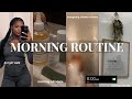 Productive morning routine  daily reset everyday makeup routine creating healthy habits  more