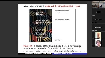 Lecture 1: Mathematical Structure of Syntactic Merge - An Algebraic Model for Generative Linguistics