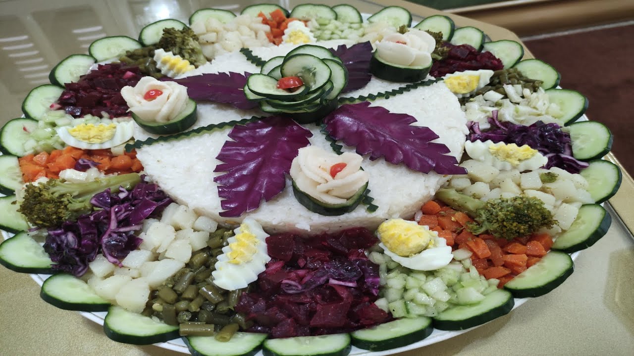 سلطة راقية للضيوف سريعة التحضير و بمكونات اقتصادية