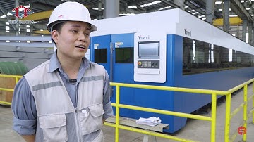 HIỆU QUẢ CỦA MÁY CẮT LASER YAWEI CÔNG SUẤT LỚN TRONG SẢN XUẤT KẾT CẤU THÉP TẠI CÔNG TY THIÊN TRƯỜNG