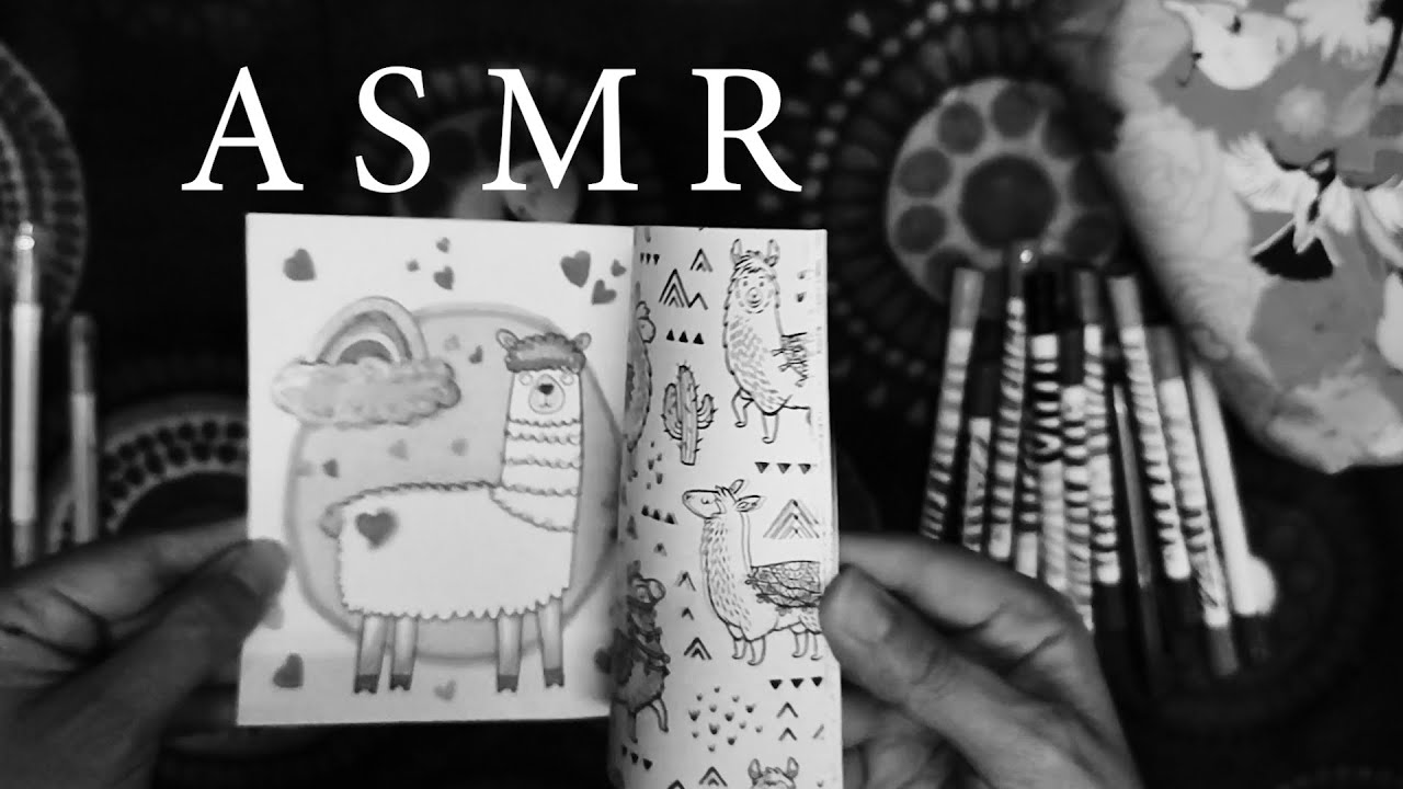 ASMR: ¿Coloreando una LLAMA?