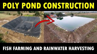POLY POND Construction / Installation | Poly pond for Fish Farming or Rainwater Harvesting screenshot 2