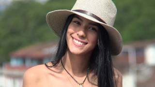 Teen Girl Smiling On Sunny Day
