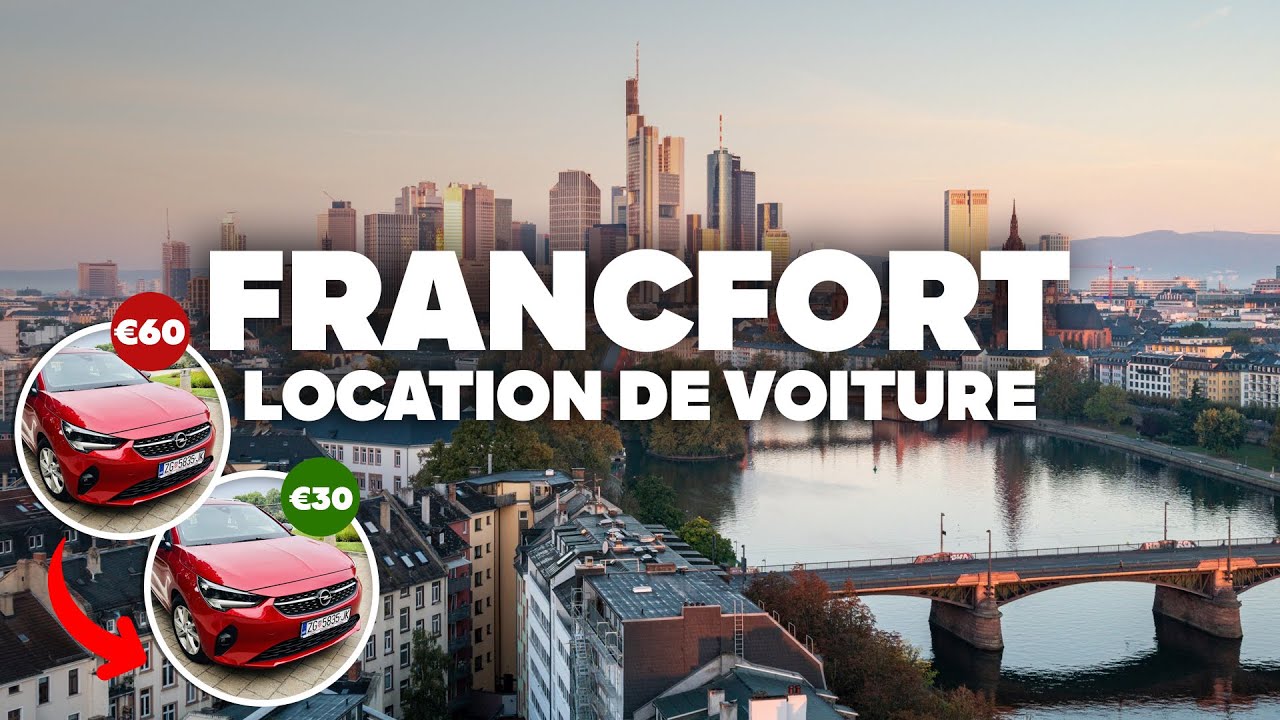 LOCATION DE VOITURE À FRANCFORT! Vraiment pas chère à l’aéroport!