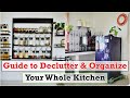 24 categories to declutter  organize in your kitchen  decluttering room by room series 1