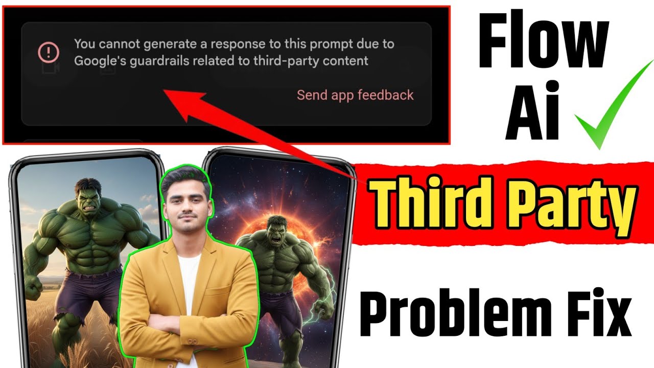 Flow ai third party content problem | flow ai third party problem sahi kaise kare