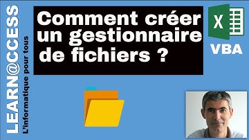 VBA - Comment créer un Gestionnaire Fichier (Module 1)