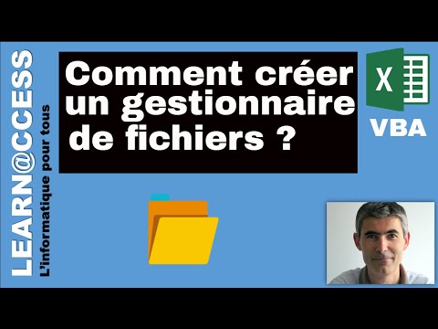 Vidéo: Comment Créer Un Gestionnaire