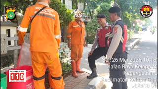 Personil Samapta Polsek Kelapa Gading Melaksanakan Giat Patroli Jalan Raya Kelapa Nias