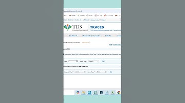⚡ "PAN Verification Made Easy in TRACES Login | Quick Method #shorts"