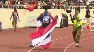 Highlight Womens 4 X 100 M Relay Sea Games Vietnam 2021