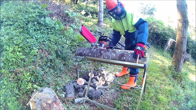 Le chevalet de tronçonnage robuste et stable pour le sciage du