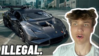 ILLEGAL Lamborghini Racecar TAKES OVER Public Roads!