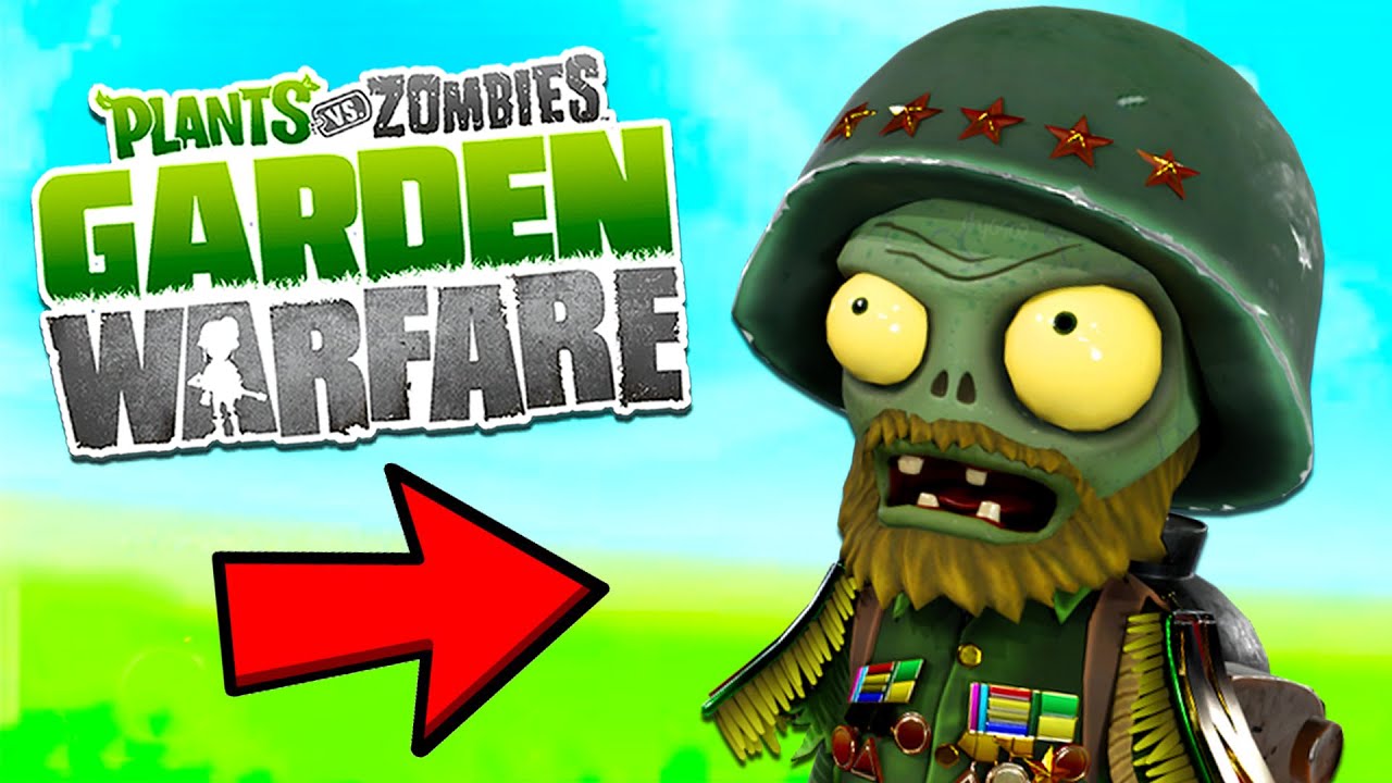 ¡EL SOLDADO CON EL ARMA DORADA! - Plants vs Zombies Garden Warfare 1 ...